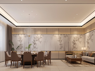 New Chinese-style private room Chinese restaurant private room restaurant circular restaurant fashion Chinese restaurant private room model