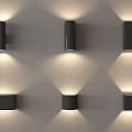 Modern Wall Lights with Soft Illumination Mounted on Wall in Contemporary Design