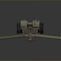 laser tower turret turntable sci-fi tower defense game tower defense sci-fi turret game turret game turret 3d model