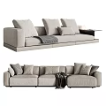 Modern Arflex three-seat sofa 3d model