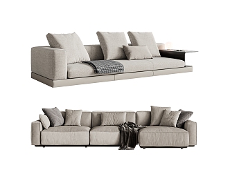 Modern Arflex three-seat sofa 3d model