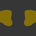 Symmetrical Muscular Biological Arms With Sharp Claws In 3D Modeled Gray Background