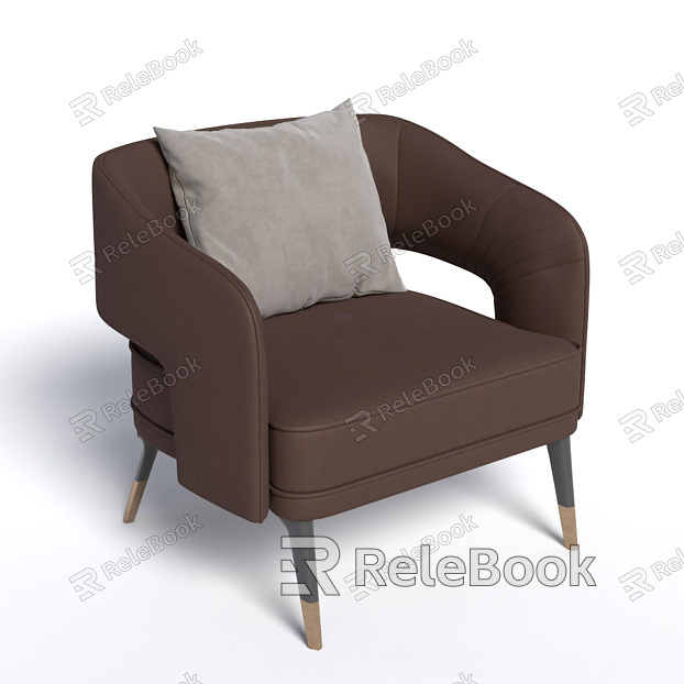 Modern Single Sofa Simple Single Sofa Chair model