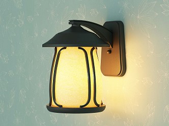 American Wall Lamp 3d model