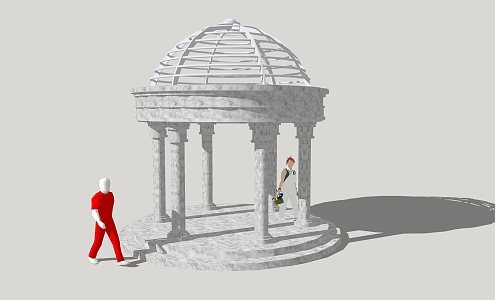 Pavilion gazebo 3d model