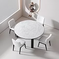 Casual tables and chairs 3d model