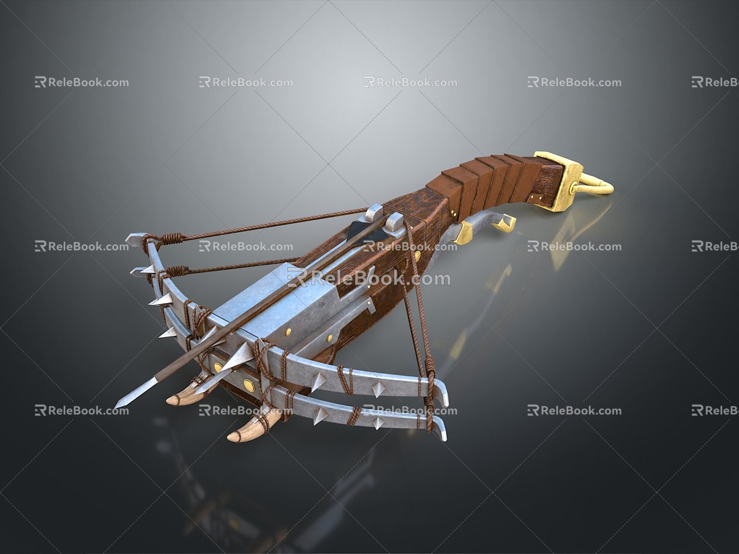 Crossbow Crossbow Crossbow Crossbow Mechanical Crossbow Shift Bow and Arrow Shoot Far Equipment Weapons High-tech Crossbow 3d model