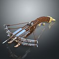 Crossbow Crossbow Crossbow Crossbow Mechanical Crossbow Shift Bow and Arrow Shoot Far Equipment Weapons High-tech Crossbow 3d model