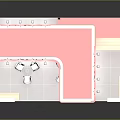 SEIJATIME Exhibition Booth Design With Red White Structure Tables Chairs And Display Screen