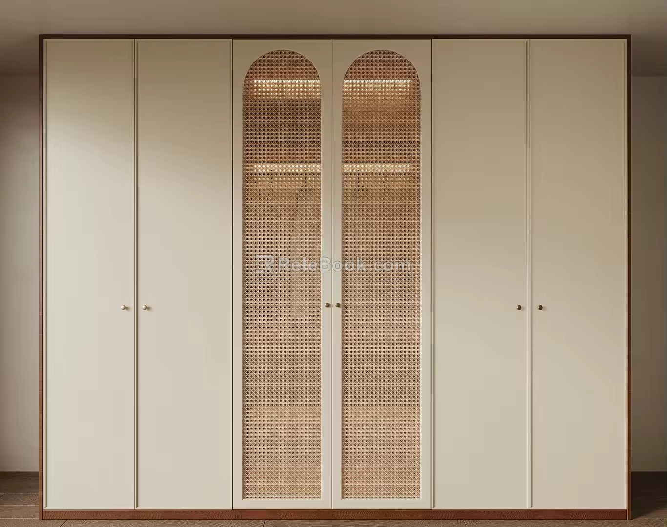 Middle style wardrobe 3d model