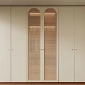 Middle style wardrobe 3d model