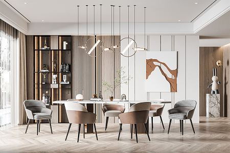 Modern Restaurant 3d model