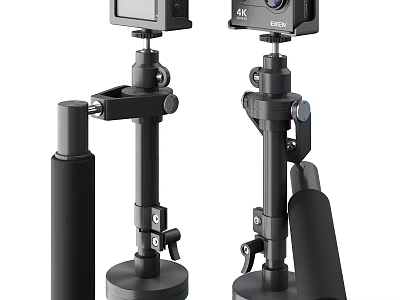 Mobile Digital Stabilizer Tripod With 4K Function And Adjustable Stand Design 3d model