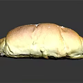 Fresh Golden Salted Crusty Bread With Crispy Exterior And Soft Interior