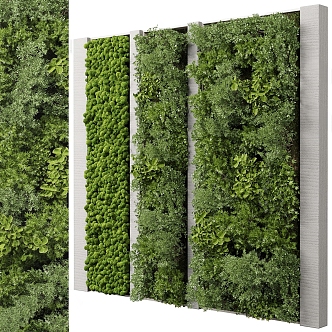 Style Plant Wall 3d model