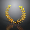Golden Laurel Wreath Decorated Fashion Clothing Accessories For Stylish Outfits