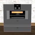 Modern Black Built in Oven Kitchen Appliance With Glass Door And Digital Controls