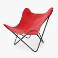 Modern Black Leather Leisure Chair With Streamlined Design And Metal Frame