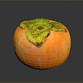 Persimmon fruit 3d model