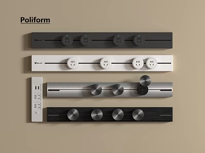 Poliform Modern Control Panels With Sleek Design And Multiple Color Options 3d model