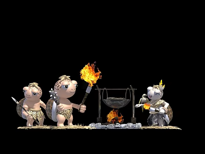 Modern national tortoiseshell 3d model Modern national tortoiseshell 3d model