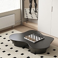 Edra Modern Coffee Table Alien Coffee Table Chess 3d model