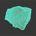 Natural Orange Pink Green Stone With Raw Textured Surface For Decorative Material