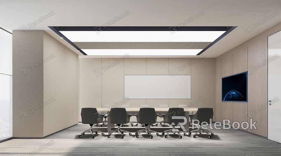 Modern Meeting Room Simple Meeting Room model