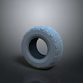 High Quality Vehicle Tire With Deep Tread Pattern And Durable Rubber Construction 3d model
