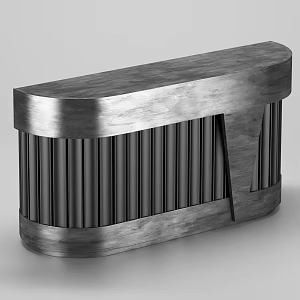 Modern Bar Reception Desk Cabinet Locker 3d model
