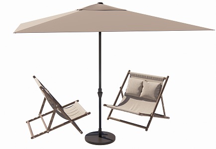 Landscape Outdoor Seat Parasol 3d model