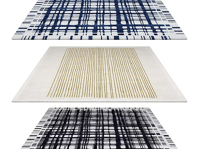 modern square carpet square carpet 3d model