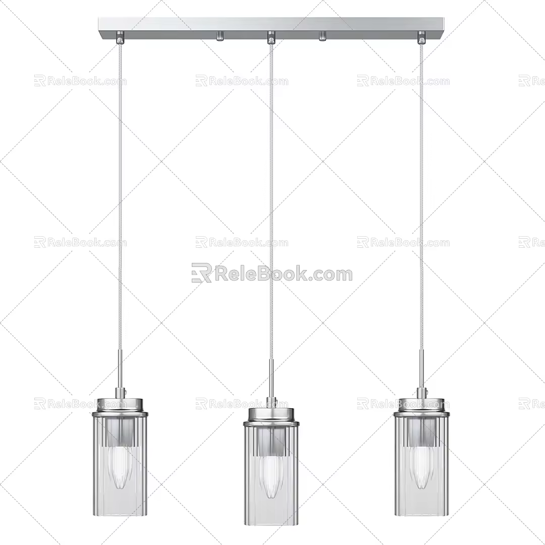 Simple chandelier 3d model