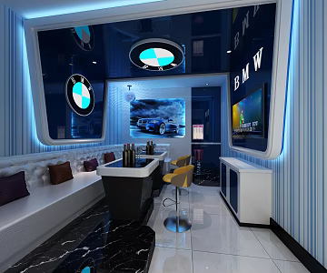 Modern KTV Theme 3d model