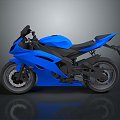 Motorcycle Two-wheeled Motorcycle Cross-country Motorcycle Road Race Motorcycle Motor Vehicle Transport 3d model