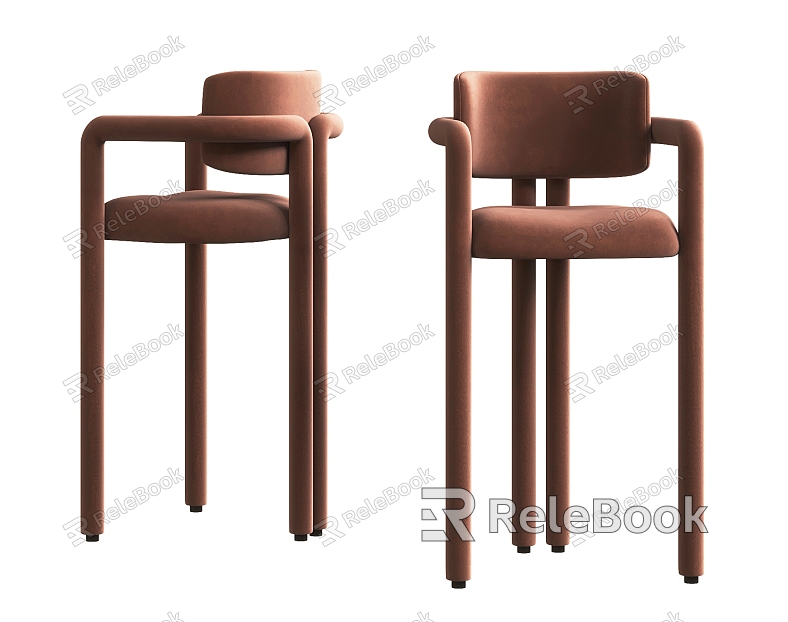 Bar Chair Bar Stool Fashion High Stool Single Casual Chair Fabric Bar Chair Fabric Dining Chair model