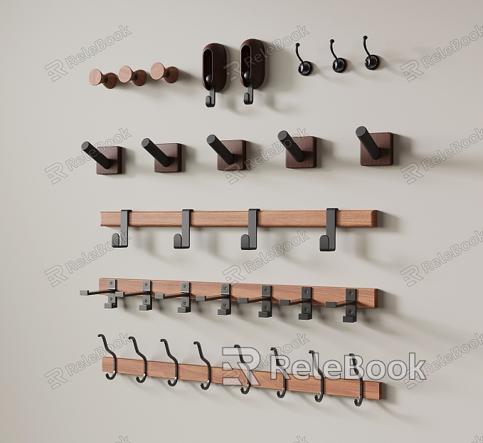 Modern clothes hook hanger hook model