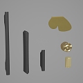 Handhandle hardware handle 3d model