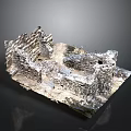 Ancient Architectural Ruins Featuring Stone Walls And Historical Remains Structure