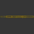 Vintage Classic Rifle With Wooden Stock Grip And Metal Body Magazine Design