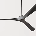 Modern Minimalist Ceiling Fan With Three Blades For Indoor Home Decoration 3d model