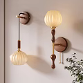 Middle style wall lamp 3d model