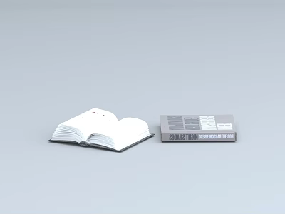The Modern Book 3d model
