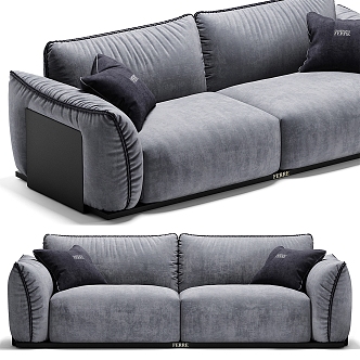 Gianfranco ferre home clapton sofa multiplayer sofa luxury sofa brand 3d model