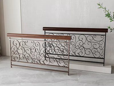 American Railing Guardrail 3d model