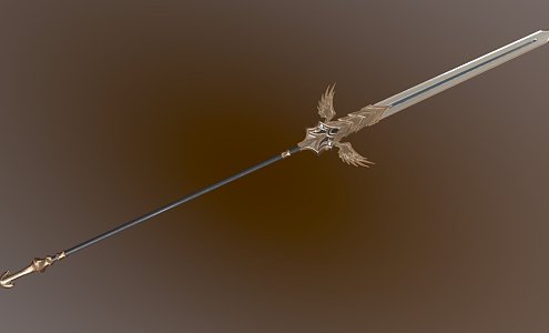 Weapon class spear 3d model