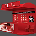 T16 ELLE Photo Spot Red Display With Power Beauty Cosmetics And Style Awards 2023