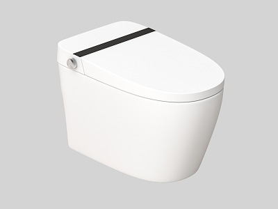 Intelligent toilet 3d model