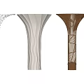 Modern pillar decoration pillar package pillar 3d model