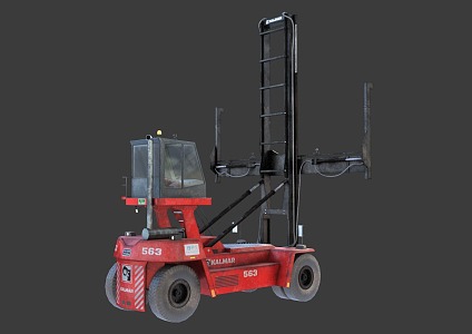 PBR Next Generation Container Stacker Container Loading and Unloading Container Crane Unloader Handling Port Terminal Handling Logistics Handling Unloading 3d model